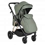 Комбинирана бебешка количка 3 в 1 Merci Dark-green от Moni
