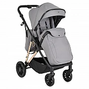 Комбинирана бебешка количка 3 в 1 Merci Stone-gray от Moni