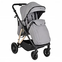 Комбинирана бебешка количка 3 в 1 Merci Stone-gray от Moni