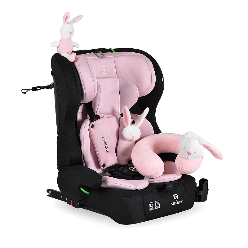 Столче за кола i-Size Security 76-150 см Baby-pink от Moni