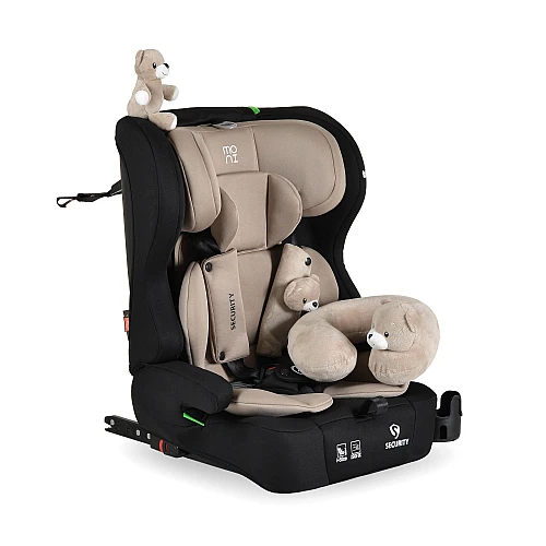 Столче за кола i-Size Security 76-150 см Cool-beige от Moni Столче за кола i-Size Security 76-150 см Cool-beige от Moni
