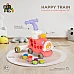 Детска играчка за прохождане 3в1 Happy Train Pink от Moni Toys Детска играчка за прохождане 3в1 Happy Train Pink от Moni Toys