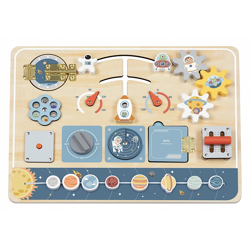 Дървена образователна играчка Активна Дъска Space Tp113 от Tooky Toy