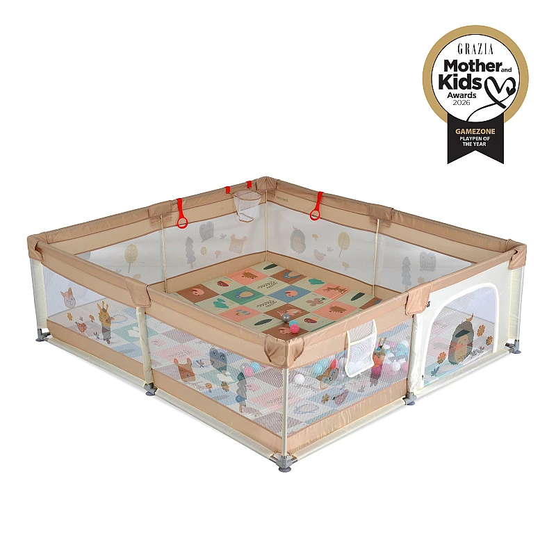 Детски басейн с топки Gamezone 150*200 с Аксесоари Бежов от Moni