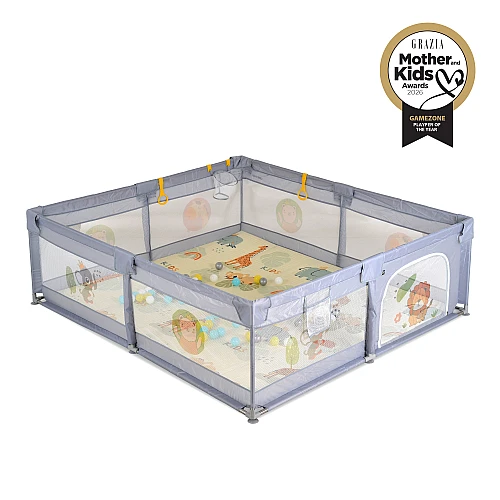 Детски басейн с топки Gamezone 150*200 с Аксесоари Сив от Moni