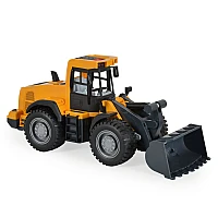 Детска количка и писта Булдозер със Звук и Светлина Жълт 666-62p от Jin Jia Toys