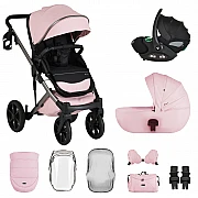 Комбинирана бебешка количка 3 в 1 Eggo Limited Edition Pink-dream от Cangaroo