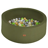 Детски басейн с топки 200 Топки Bp02-5 Тъмно Зелен от Moni Toys