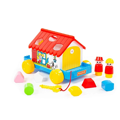 Детски конструктор и сортер Къща от Polesie Toys