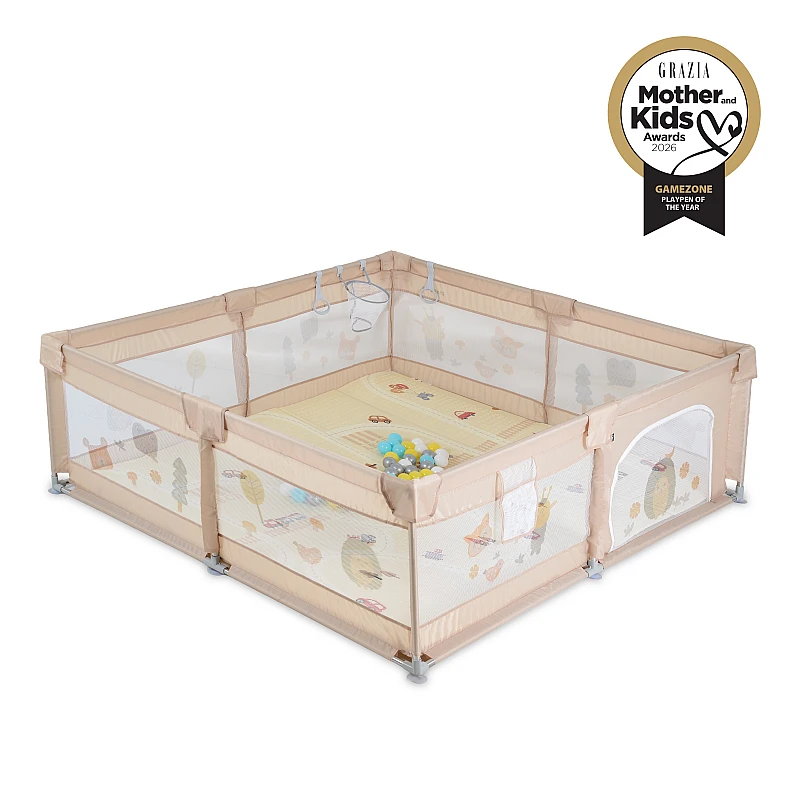 Детски басейн с топки Gamezone 150*200 с Аксесоари Бежов New от Moni