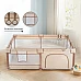 Бебешка кошара за спане и игра Gamezone Basic 150*200 Бежов от Moni Бебешка кошара за спане и игра Gamezone Basic 150*200 Бежов от Moni