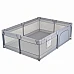 Бебешка кошара за спане и игра Gamezone Basic 150*200 Сив от Moni Бебешка кошара за спане и игра Gamezone Basic 150*200 Сив от Moni