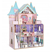 Детска дървена къща за кукли The Castle от Moni Toys