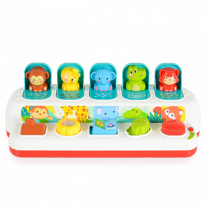 Музикална детска играчка Игра Popup Jungle White от Fivestar Toys