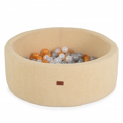 Детски басейн с топки Мек Басейн Boucle с 200 Топки Light-beige от Moni Toys Детски басейн с топки Мек Басейн Boucle с 200 Топки Light-beige от Moni Toys