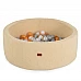 Детски басейн с топки Мек Басейн Boucle с 200 Топки Light-beige от Moni Toys Детски басейн с топки Мек Басейн Boucle с 200 Топки Light-beige от Moni Toys