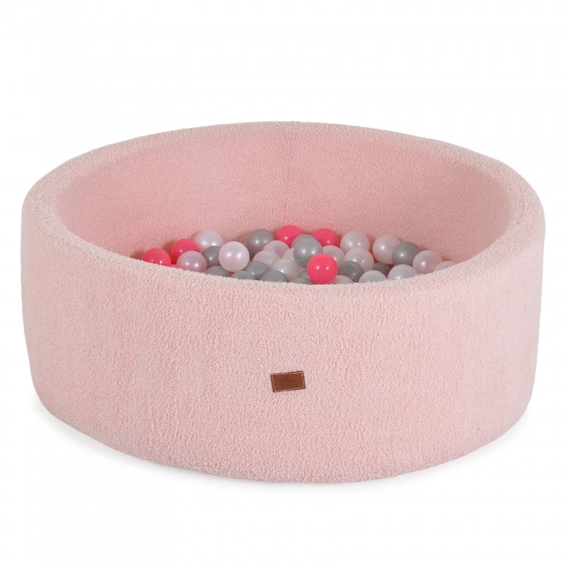 Детски басейн с топки Мек Басейн Boucle с 200 Топки Light-pink от Moni Toys