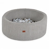 Детски басейн с топки Мек Басейн Boucle с 200 Топки Light-grey от Moni Toys