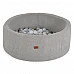 Детски басейн с топки Мек Басейн Boucle с 200 Топки Light-grey от Moni Toys