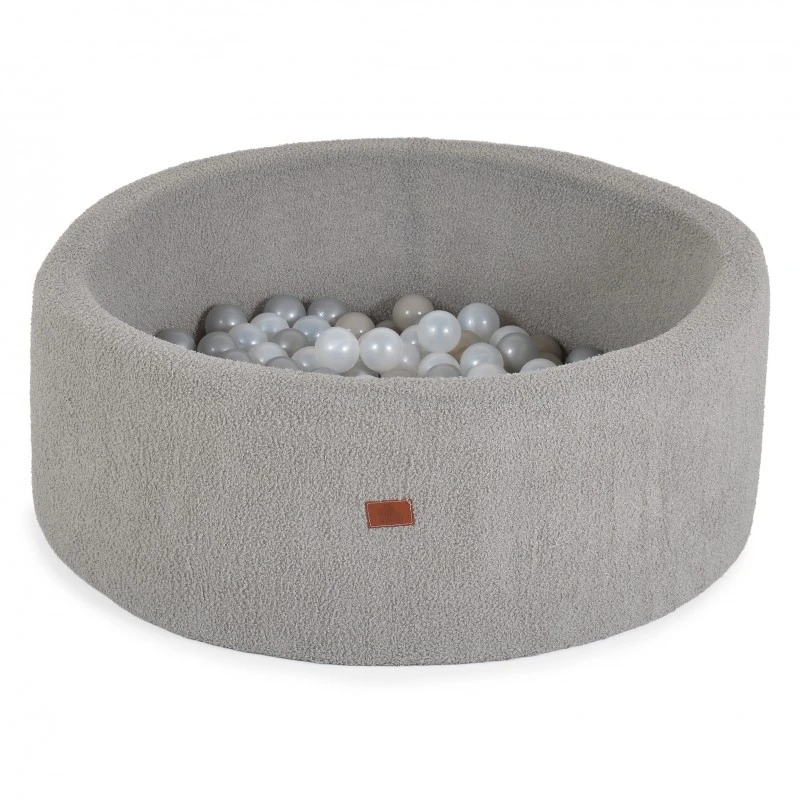 Детски басейн с топки Мек Басейн Boucle с 200 Топки Light-grey от Moni Toys